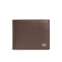 Calvin Klein Nagyméretű férfi pénztárca Metal Ck K50K511692 Fekete