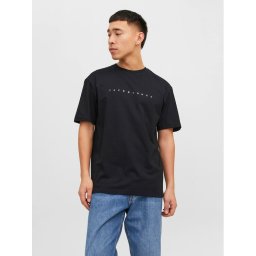 Jack&Jones Póló Star 12234746 Fekete Relaxed Fit