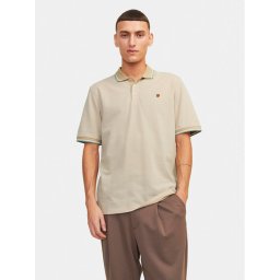 Jack&Jones Pólóing Bluwin 12169064 Bézs Regular Fit