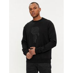 KARL LAGERFELD Pulóver 705430 542941 Fekete Regular Fit