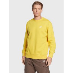 Nike Pulóver Nsw Club BV2662 Sárga Standard Fit