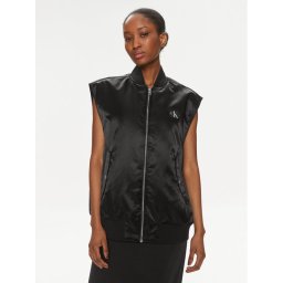 Calvin Klein Jeans Mellény J20J223039 Fekete Relaxed Fit