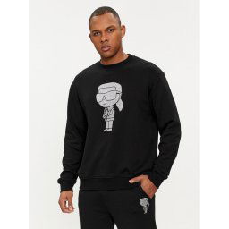 KARL LAGERFELD Pulóver 705430 542941 Fekete Regular Fit