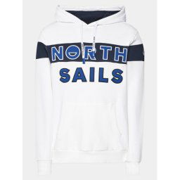 North Sails Pulóver 691250 Fehér Regular Fit