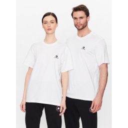 Converse Póló Unisex Go-To Embroidered Star Chevron 10023876-A01 Fehér Regular Fit