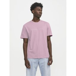 Jack&Jones Póló Star 12234746 Rózsaszín Relaxed Fit