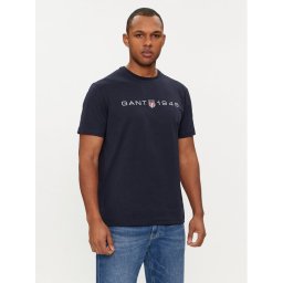 Gant Póló Graphic 2003242 Sötétkék Regular Fit