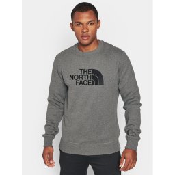 The North Face Pulóver Drew Peak Crew NF0A4SVR Szürke Regular Fit