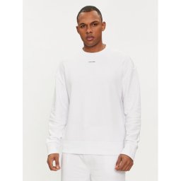 Calvin Klein Pulóver Nano Logo K10K112870 Fehér Regular Fit