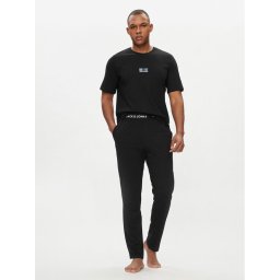 Jack&Jones Pizsama Oscar 12258228 Fekete Standard Fit