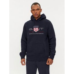 Gant Pulóver Archive Shield 2047082 Sötétkék Regular Fit