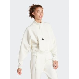 adidas Pulóver Z.N.E. IS3898 Fehér Loose Fit