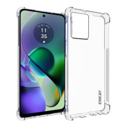 ENKAY AIRBAG Extra strapabíró burkolat Motorola Moto G54 5G / G54 5G Power Edition átlátszó