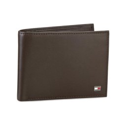 Tommy Hilfiger Nagyméretű férfi pénztárca Eton Cc Flap And Coin Pocket AM0AM00652/83362 Barna