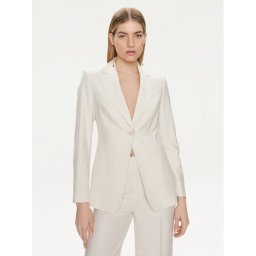 United Colors Of Benetton Zakó 2YFWDW01X Ekru Regular Fit