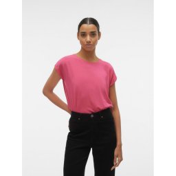 Vero Moda Póló Ava 10284468 Rózsaszín Regular Fit
