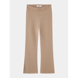 NAME IT Szövet nadrág 13177337 Bézs Bootcut Fit