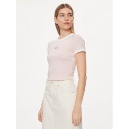Levi's® Póló Graphic Ringer A3523-0060 Rózsaszín Slim Fit