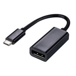 C-TECH C-típusú Displayport adapter, M/F, 15cm