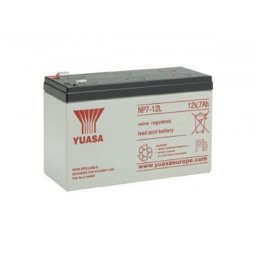Fukawa YUASA NP7-12L (12V; 7Ah; faston F2-6,3mm; élettartam 5 év)