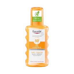 Eucerin Sun Oil Control Dry Touch színtelen napozó spray SPF50+ 200ml