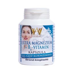 Prémium Extra Magnézium + B6-vitamin kapszula Q1+Q10 koenzimmel 30x