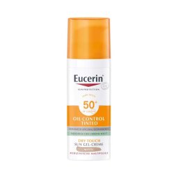 Eucerin Sun Oil Control színezett napozó gél-krém arcra medium FF50+ 50ml