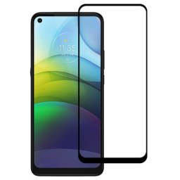 3D Edzett üveg Motorola Moto G9 Power fekete