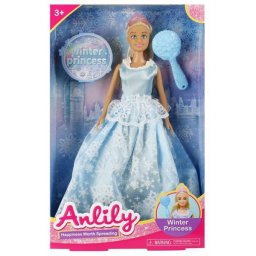 Anlily baba kék ruhában - 29 cm - Winter Princess