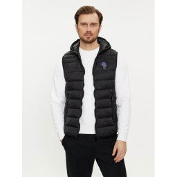 KARL LAGERFELD Mellény 505403 542591 Fekete Regular Fit