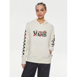Vans Pulóver Fleurs Bff Hoodie VN000JG9 Ekru Regular Fit