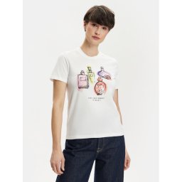 ONLY Póló Pretty 15316596 Fehér Regular Fit