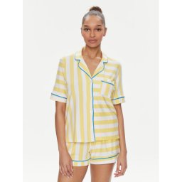 DKNY Pizsama YI50003 Sárga Regular Fit