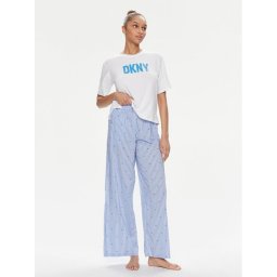 DKNY Pizsama YI70008 Kék Regular Fit