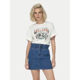 ONLY Póló Lucy 15316637 Fehér Regular Fit
