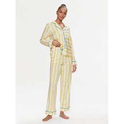 DKNY Pizsama YI80003 Sárga Regular Fit