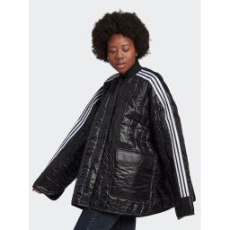 adidas Pehelykabát Premium Quilted HK5239 Fekete Loose Leg