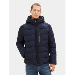 Tom Tailor Pehelykabát 1037342 Sötétkék Regular Fit