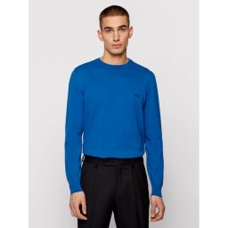 Boss Sweater Pacas-L 50450180 Kék Regular Fit