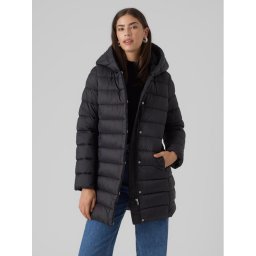 Vero Moda Pehelykabát 10291052 Fekete Regular Fit