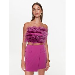 Patrizia Pepe Felső 8C0544/A102-M441 Lila Slim Fit