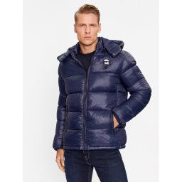 KARL LAGERFELD Pehelykabát 505022 534590 Sötétkék Regular Fit