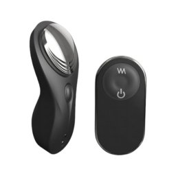 Dorcel Discreet Vibe + - akkus, rádiós csikló vibrátor (fekete)