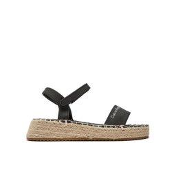 Calvin Klein Jeans Espadrilles Rope Wedge V3A7-80839-1708 S Fekete