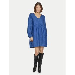 Vila Farmer ruha Rowie 14091978 Kék Relaxed Fit