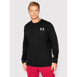 Under Armour Pulóver Ua Rival Terry 1370404 Fekete Relaxed Fit
