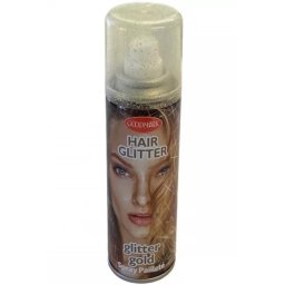 Hair Power arany csillám spray, 125 ml