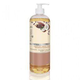 Lady Stella Spa Spirit Wellness csokoládé kókusz intenzív bőrápoló masszázsolaj, pumpás, 1 l