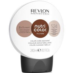 Revlon Nutri Color Creme színező hajpakolás 524 Rezes gyöngyház barna, 240 ml