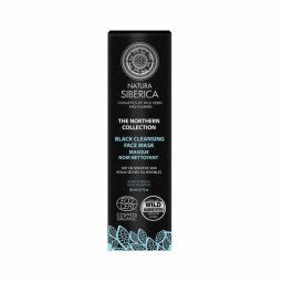 Natura Siberica fekete arctisztító maszk száraz és érzékeny bőrre, 80 ml